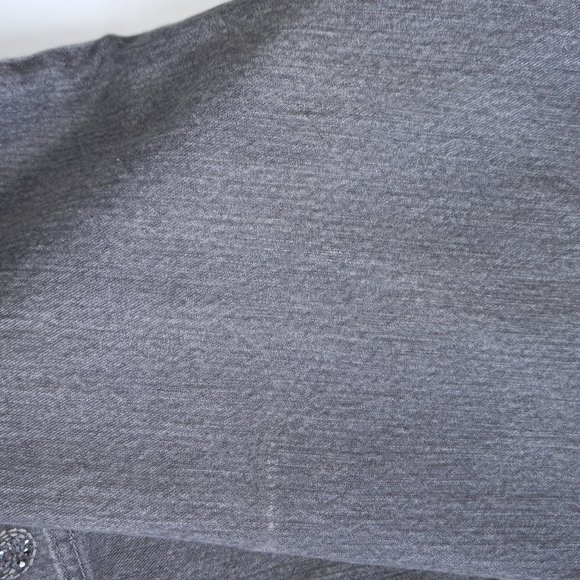 Women's Gloria Vanderbilt Gray Stretch Jeans Size 8 Average Cotton Polyester Spa - Picture 12 of 13